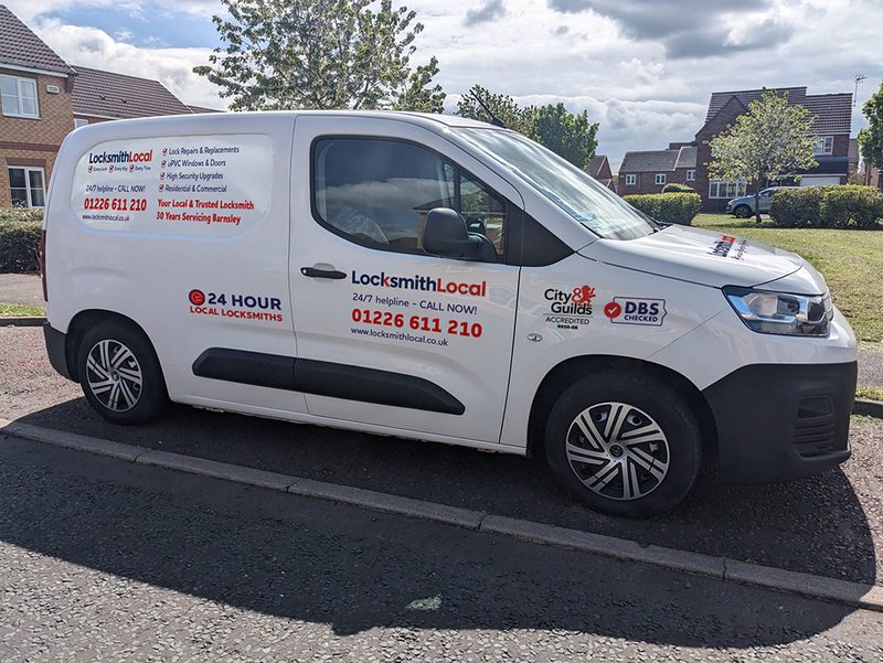 Keep an eye out for our expert local locksmith Terry and his LocksmithLocal van - proudly serving Barnsley
