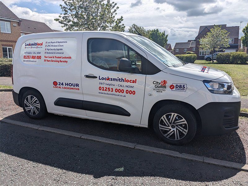 Keep an eye out for our expert local locksmith David and his LocksmithLocal van - proudly serving Barnsley