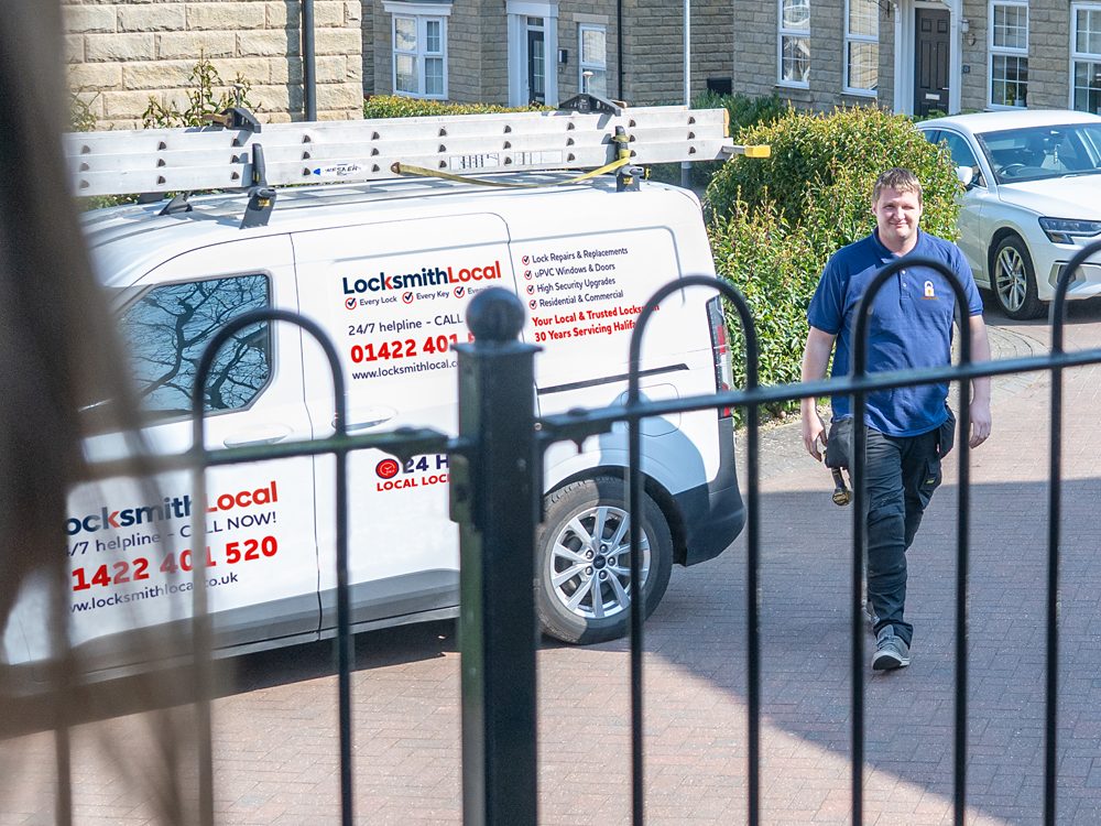 Danny's liveried locksmith van in Halifax