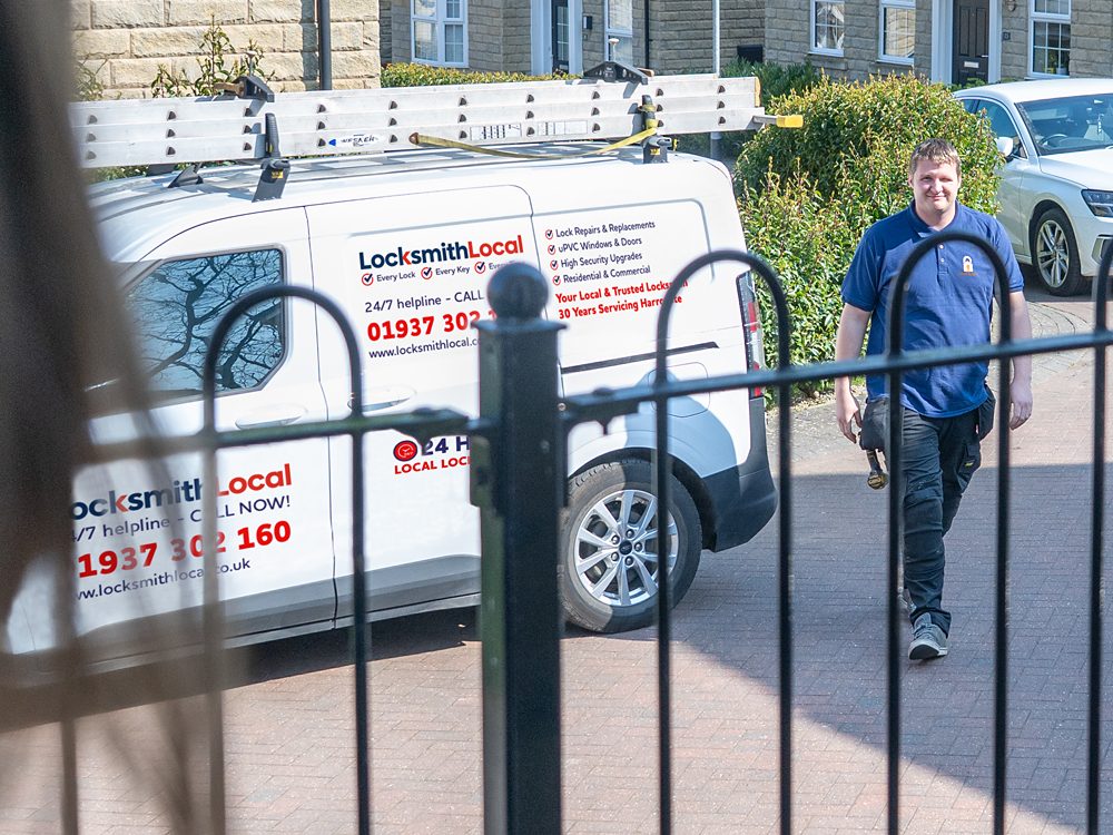 Jim's liveried locksmith van in Harrogate