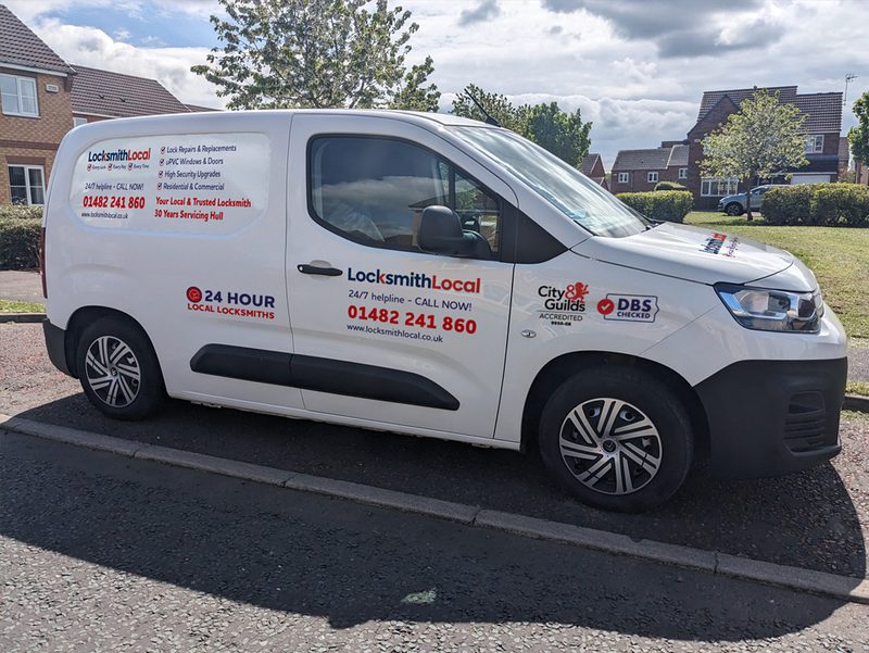 Keep an eye out for our expert local locksmith James and his LocksmithLocal van - proudly serving Hull