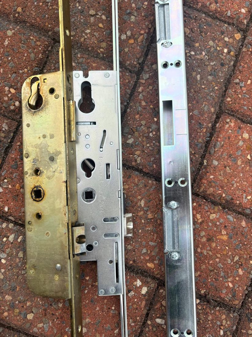 Replaced the obsolete mechanism in the side uPVC door with a repair mechanism — uPVC Repair in Halifax by LocksmithLocal