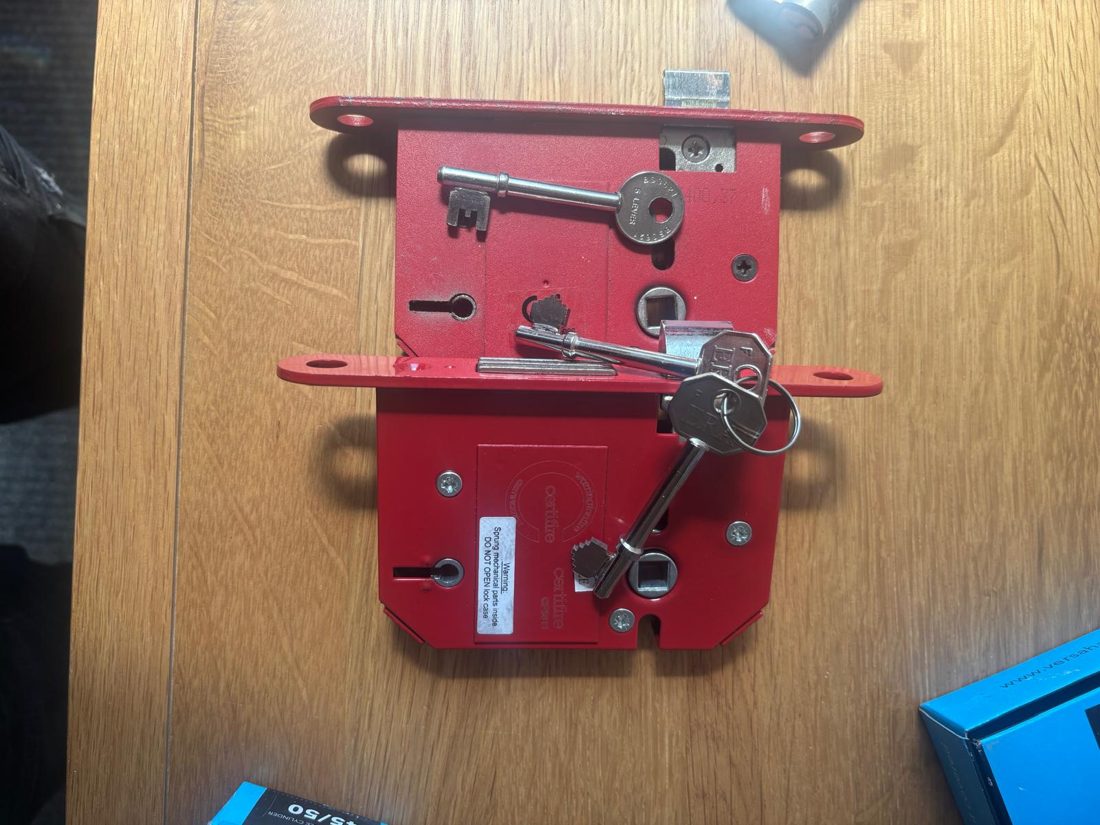 Someone had keys who shouldn’t - replaced the garage door mortice lock , the front composite door euro cylinder and the pair of patio door euro cylinders — Lock Upgrade in Halifax by LocksmithLocal