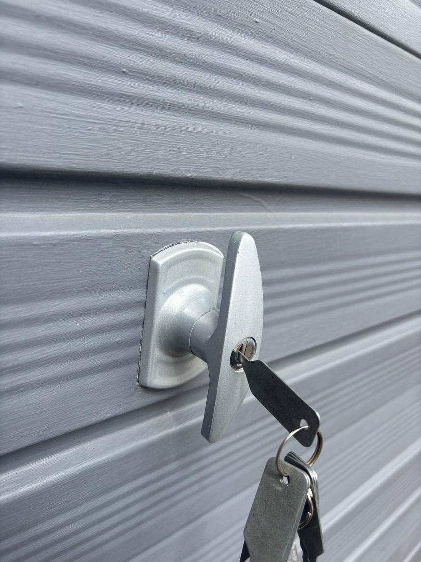 Locked keys inside up and over garage non-destructive entry — Lockout in Halifax by LocksmithLocal
