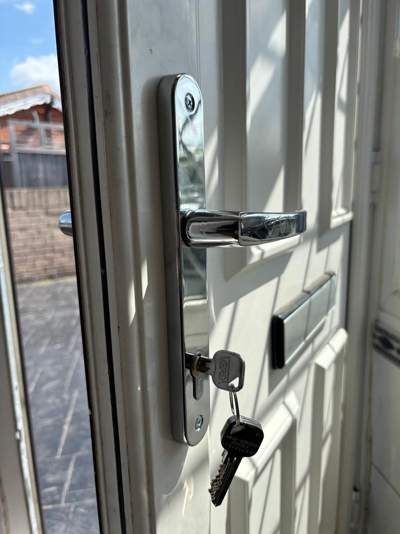 Replaced the handles and euro cylinder on the front uPVC door — Lock Upgrade in Halifax by LocksmithLocal