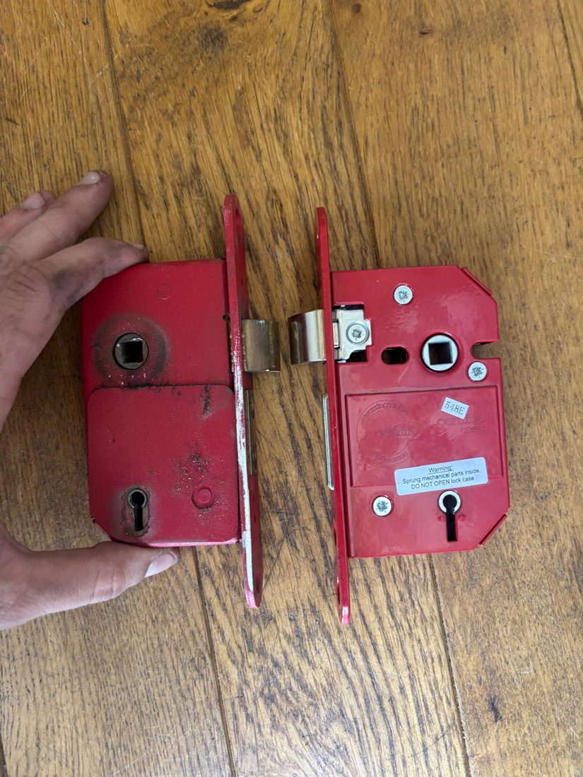 Non-destructive entry on the front wooden door and replaced the faulty mortice lock — Lockout in Halifax by LocksmithLocal