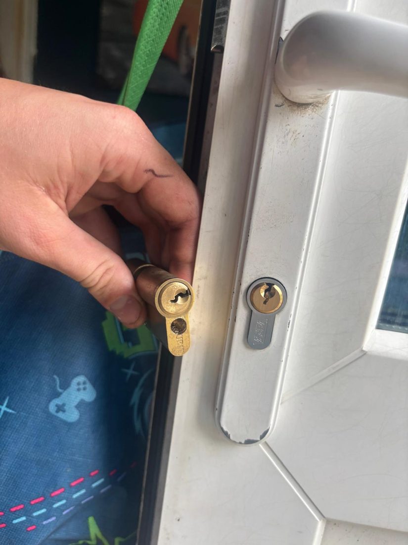 Locked out lost keys to side uPVC door gain entry and replaced — Lockout in Halifax by LocksmithLocal
