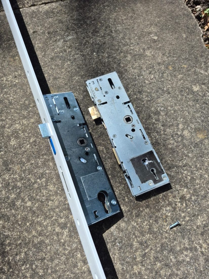 Failed ERA Vectis gearbox converted to Euro case — uPVC Repair by LocksmithLocal