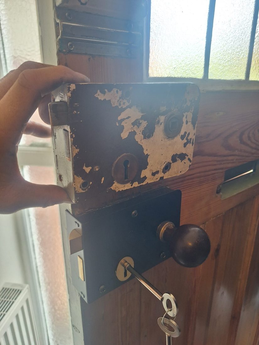 Failed surface mounted mortice lock replaced — Lock Change by LocksmithLocal