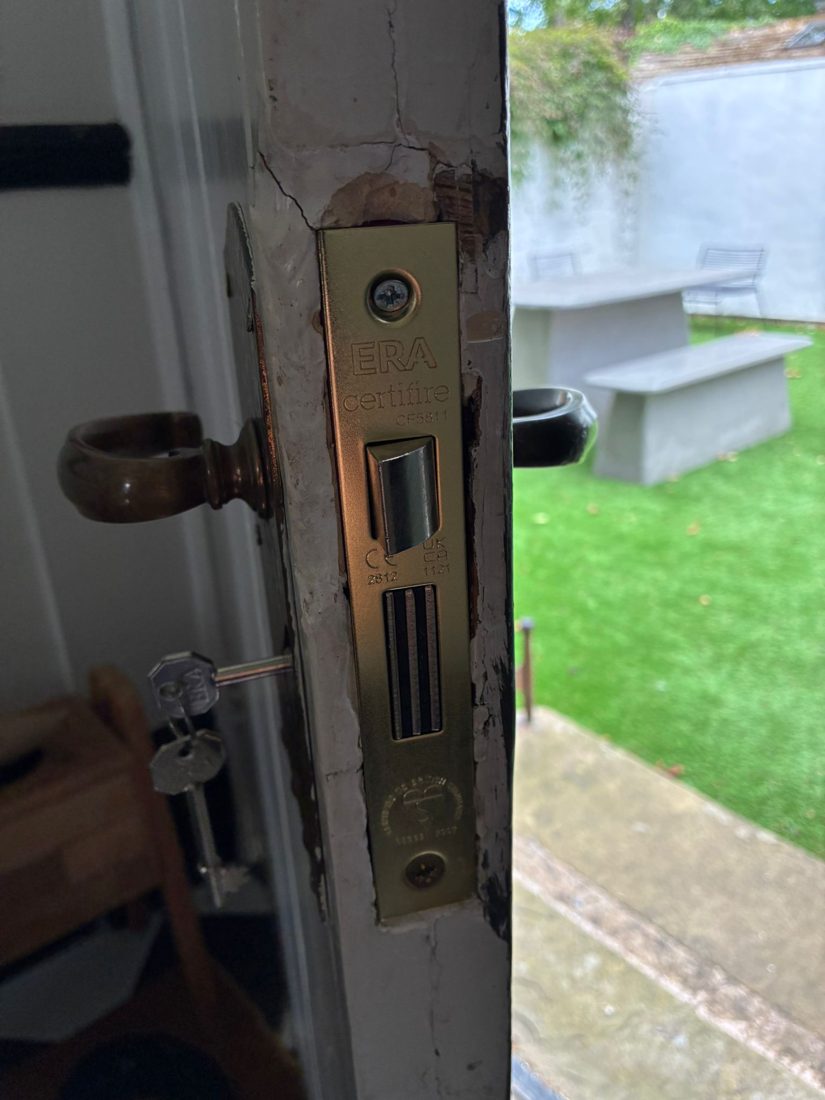 Faulty mortice lock replaced on wooden door — Lock Change in Halifax by LocksmithLocal