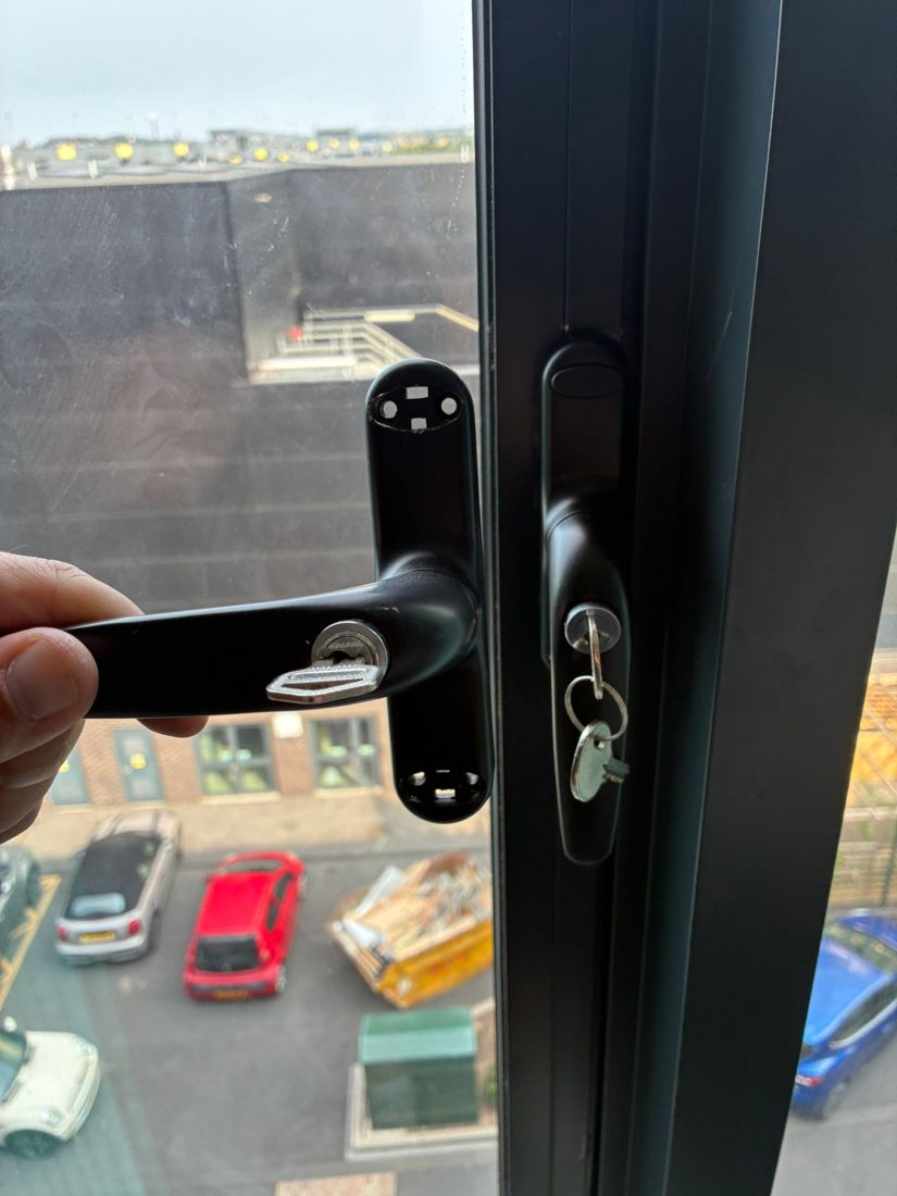 Replaced broken handle on aluminium window — Window Repair in Halifax by LocksmithLocal