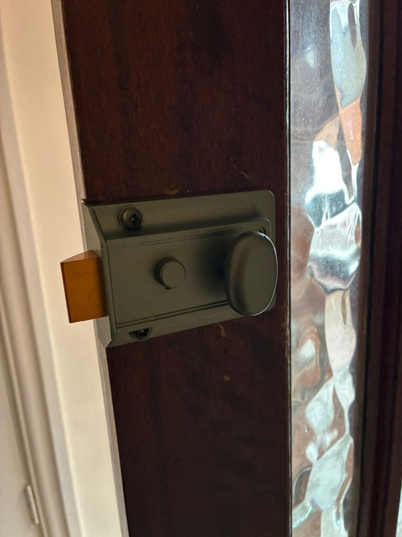 Locked out gain entry and replaced mortice lock faulty nightlatch on wood door — Lockout in Halifax by LocksmithLocal