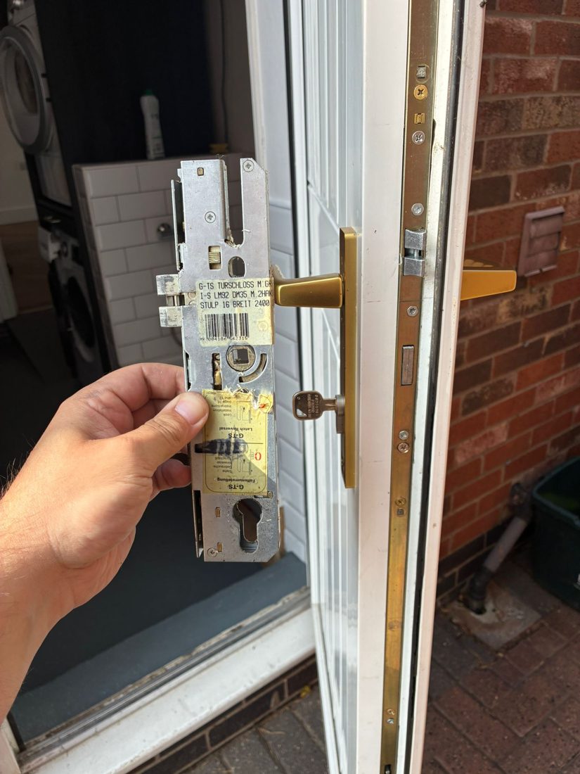 Gain entry replaced faulty centre case on uPVC Door — Lockout in Halifax by LocksmithLocal