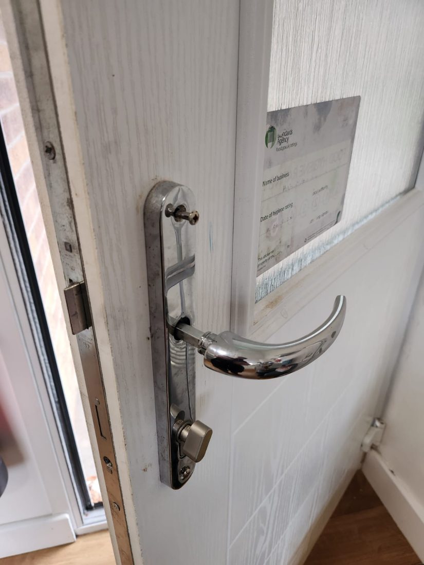 Replaced THE Faulty Gearbox AND Handles ON THE Composite Door — uPVC Repair in Halifax by LocksmithLocal