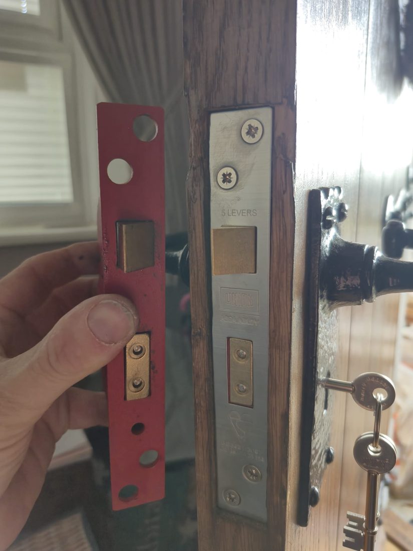 Failed mortice lock change hudds — Lock Change in Halifax by LocksmithLocal