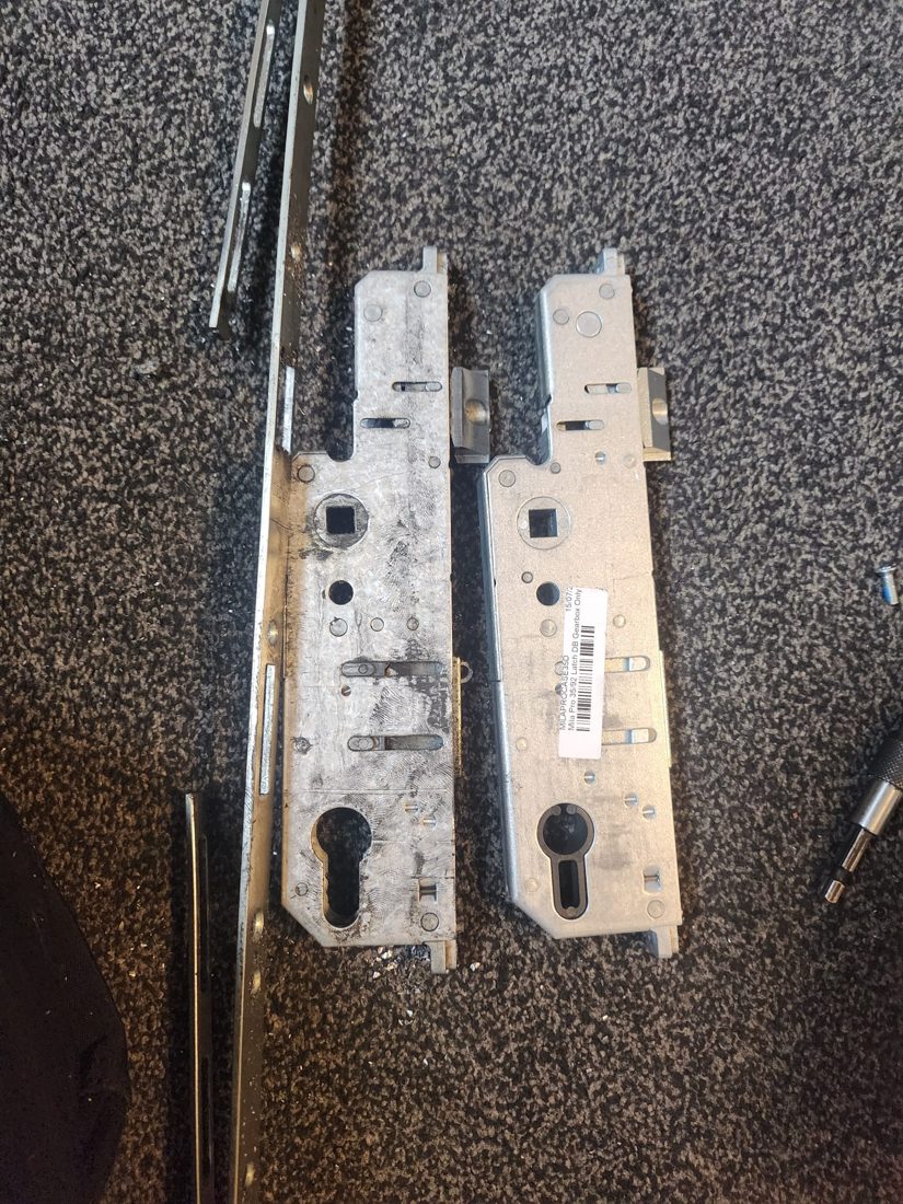 Replaced faulty mila evolution gearbox and hook box on the front uPVC door — uPVC Repair in Halifax by LocksmithLocal