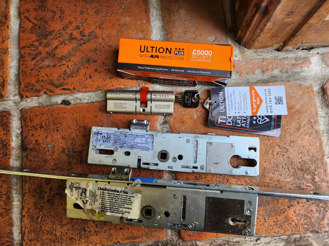 Wanted new key for front uPVC door- converted era vectis gearbox to a era euro gearbox also fitted a new high-security euro cylinder — uPVC Repair in Halifax by LocksmithLocal