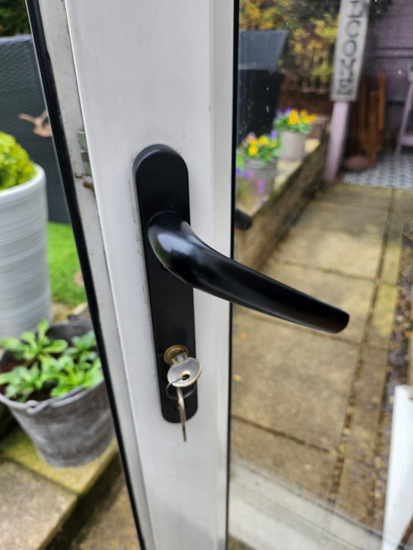 Replaced the faulty gearbox on the back uPVC patio door — uPVC Repair in Halifax by LocksmithLocal