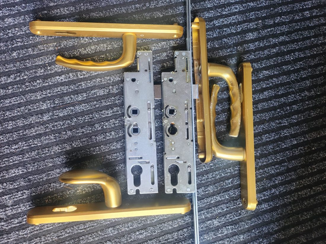 Replaced gearbox and handle on the front patio door in order to allow for a lever pad system — uPVC Repair in Halifax by LocksmithLocal
