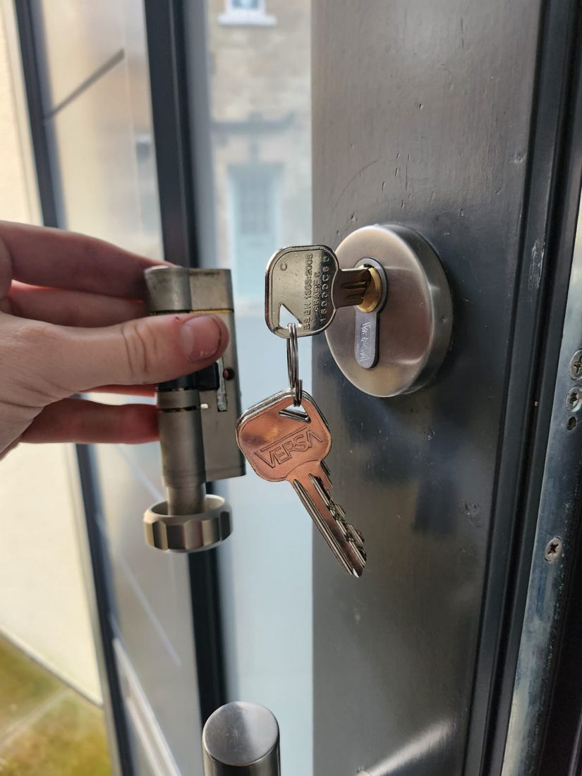 Replaced euro thumbturn on the key wound operated mechanism in the composite door — uPVC Repair in Halifax by LocksmithLocal