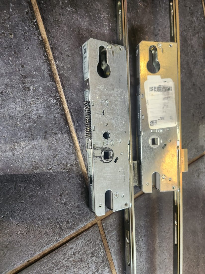 Handle not engaging on the back uPVC door replaced the faulty full length mechanism — uPVC Repair in Halifax by LocksmithLocal