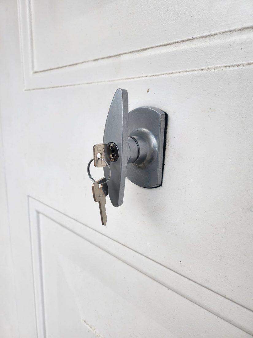 Replaced the up and over garage door handle due to a key been taken — Lock Change in Halifax by LocksmithLocal