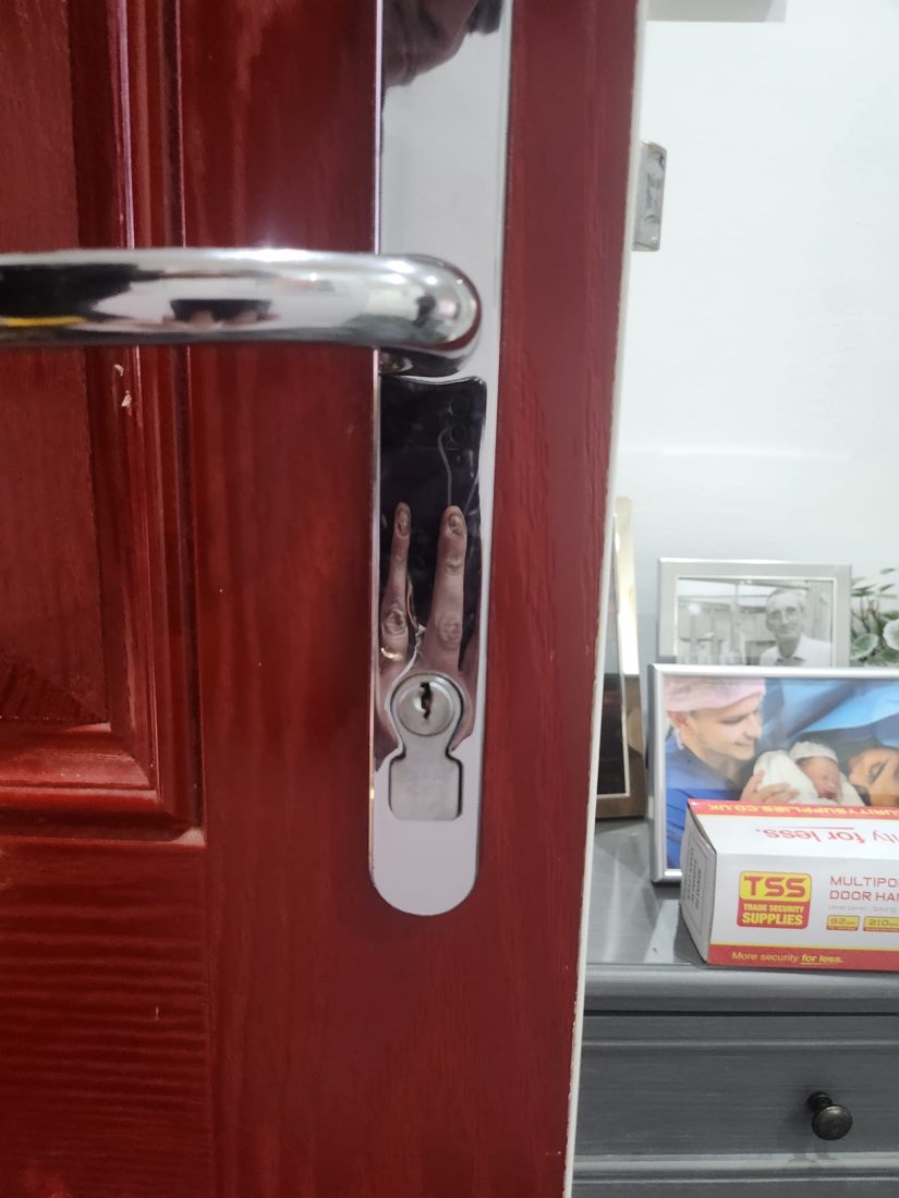 Had a era invincible converted to a normal high-security euro version cylinder also replaced the handles to allow for new profile — Lock Upgrade in Halifax by LocksmithLocal
