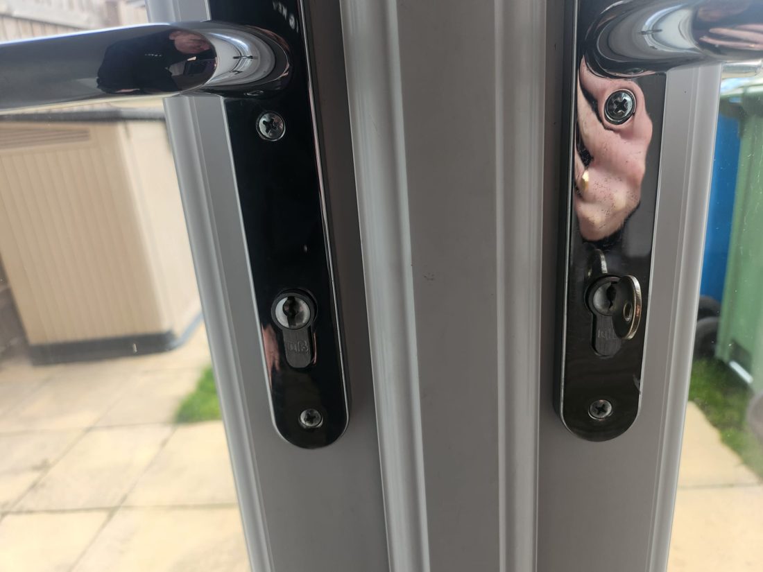 Replaced the keyed alike cylinders on the back uPVC patio door — Lock Upgrade in Halifax by LocksmithLocal