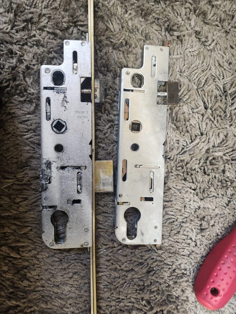 Replaced the faulty gearbox on the back uPVC door — uPVC Repair in Halifax by LocksmithLocal