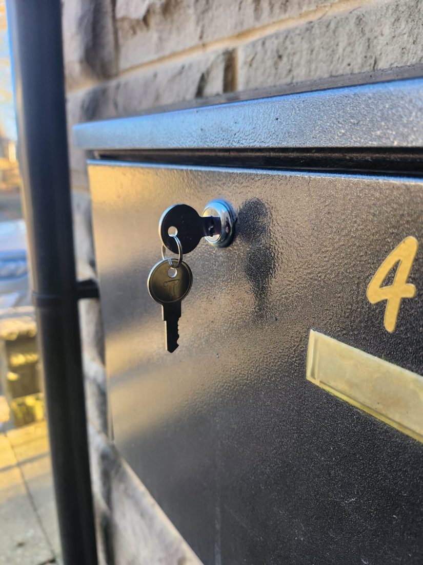 Replaced the cam lock on the external letter box — Lock Change in Halifax by LocksmithLocal
