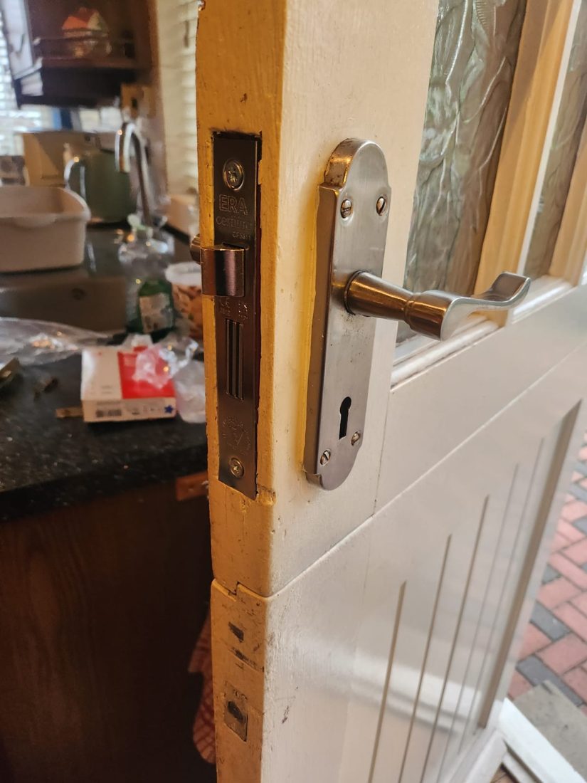 Era fortress mortice lock replaced on the wooden door — Lock Change in Halifax by LocksmithLocal