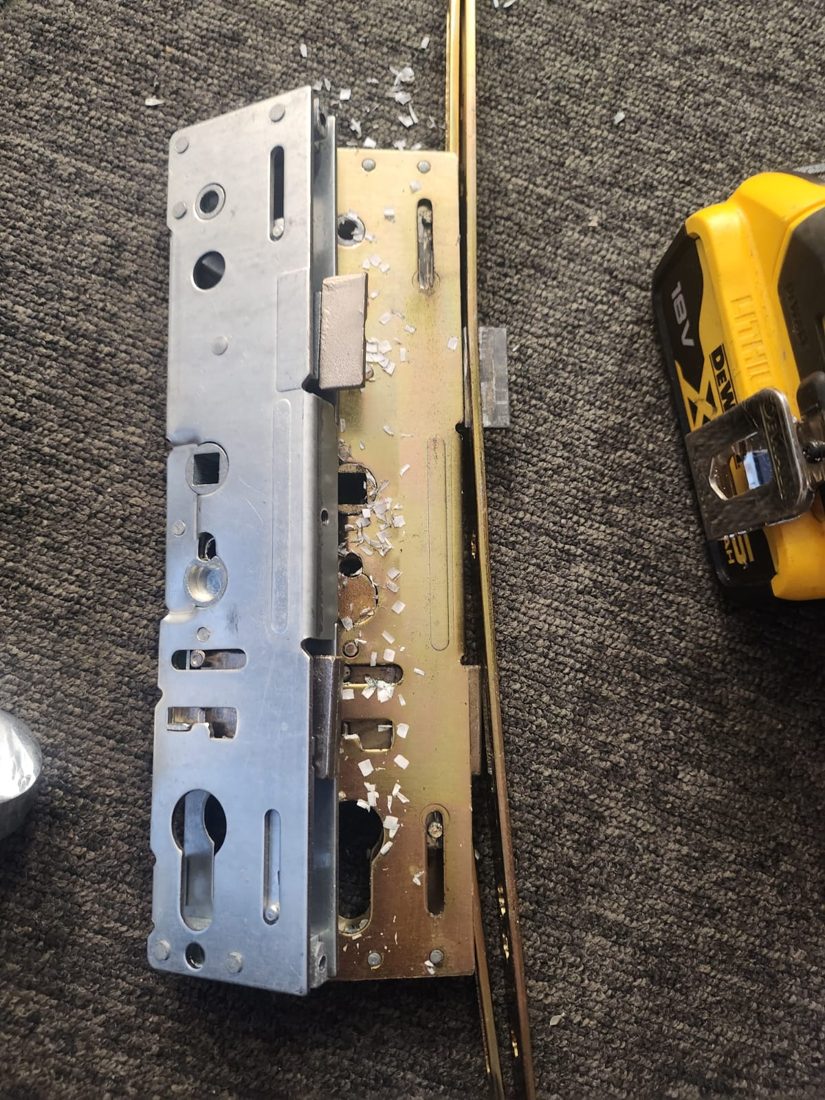 Replaced the faulty lockmaster gearbox on the front uPVC door — uPVC Repair in Halifax by LocksmithLocal