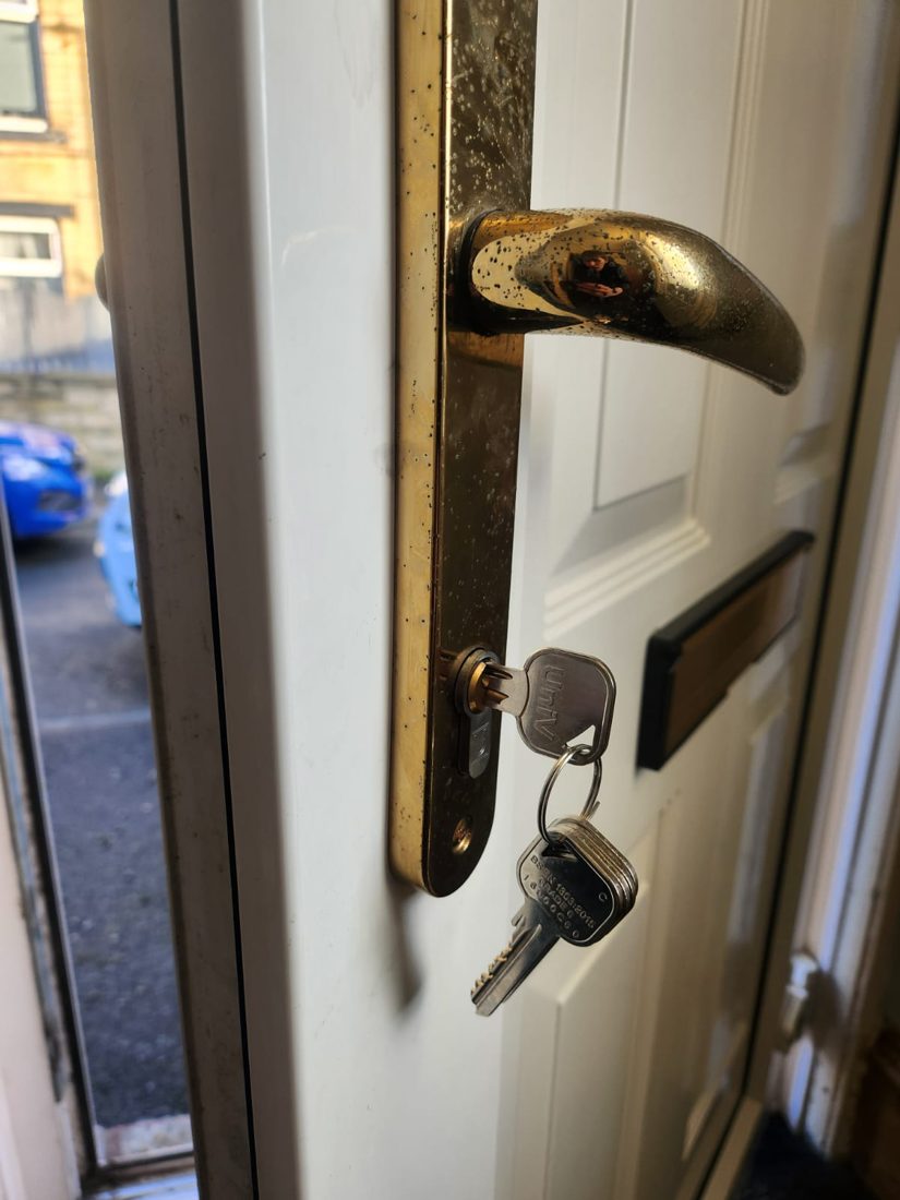 Gained entry to the failed front uPVC door replaced the Faulty euro cylinder and lockmaster gearbox replaced — Lockout in Halifax by LocksmithLocal