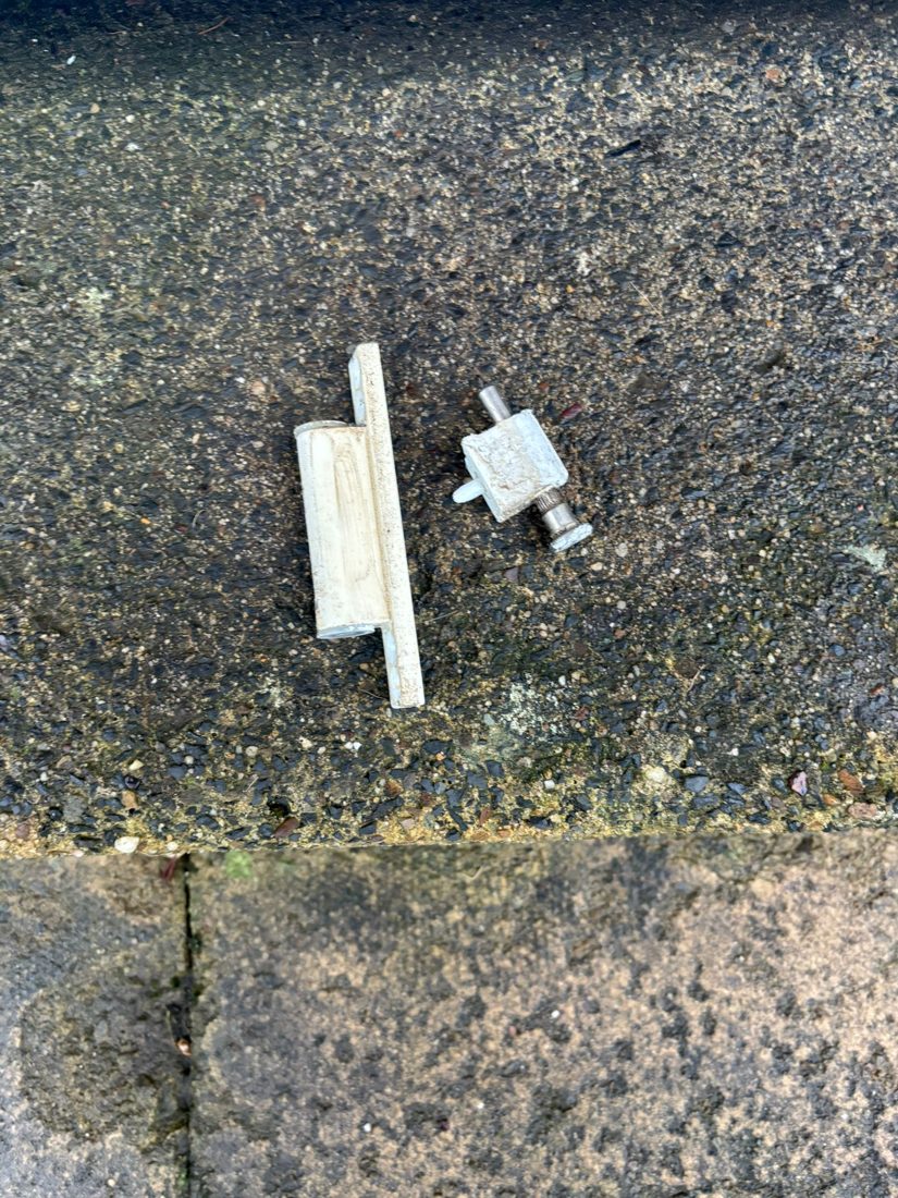 Broken door hinge replaced — Lock Change by LocksmithLocal