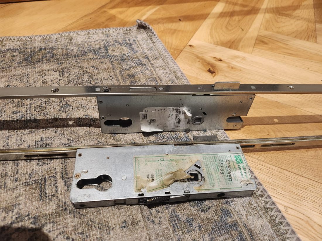 Replaced the faulty full length winkhaus mechanism on the front wooden door — uPVC Repair in Halifax by LocksmithLocal
