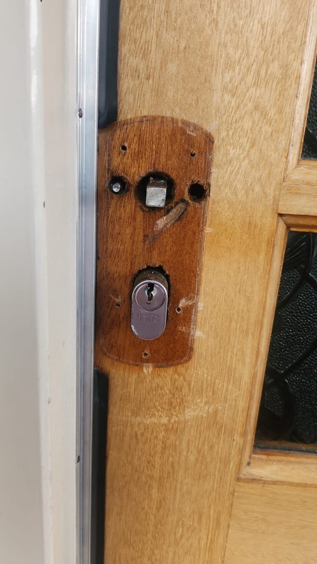 Front wooden door not opening - gained entry and replqced the faulty oval sash lock and oval cylinder — Lockout in Halifax by LocksmithLocal