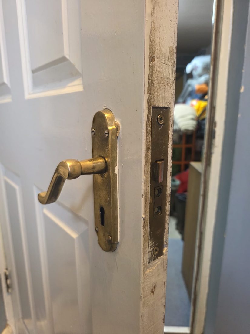 Handles and lock changed on wood door — Lock Change in Halifax by LocksmithLocal