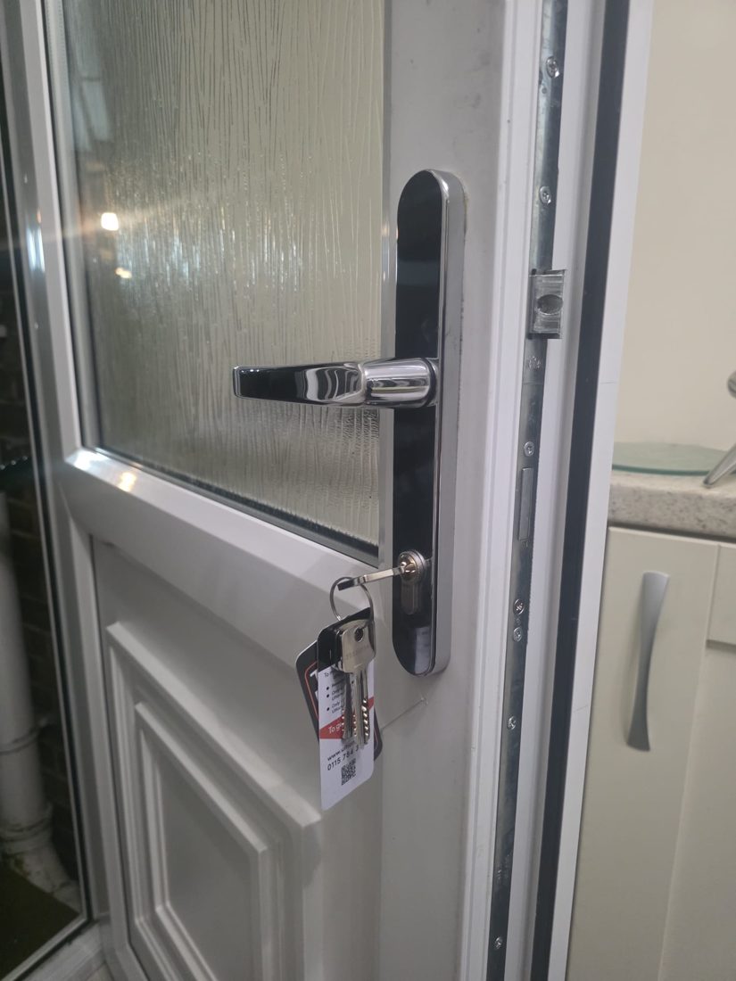 Break in handles and lock replaced — Burglary Repair by LocksmithLocal