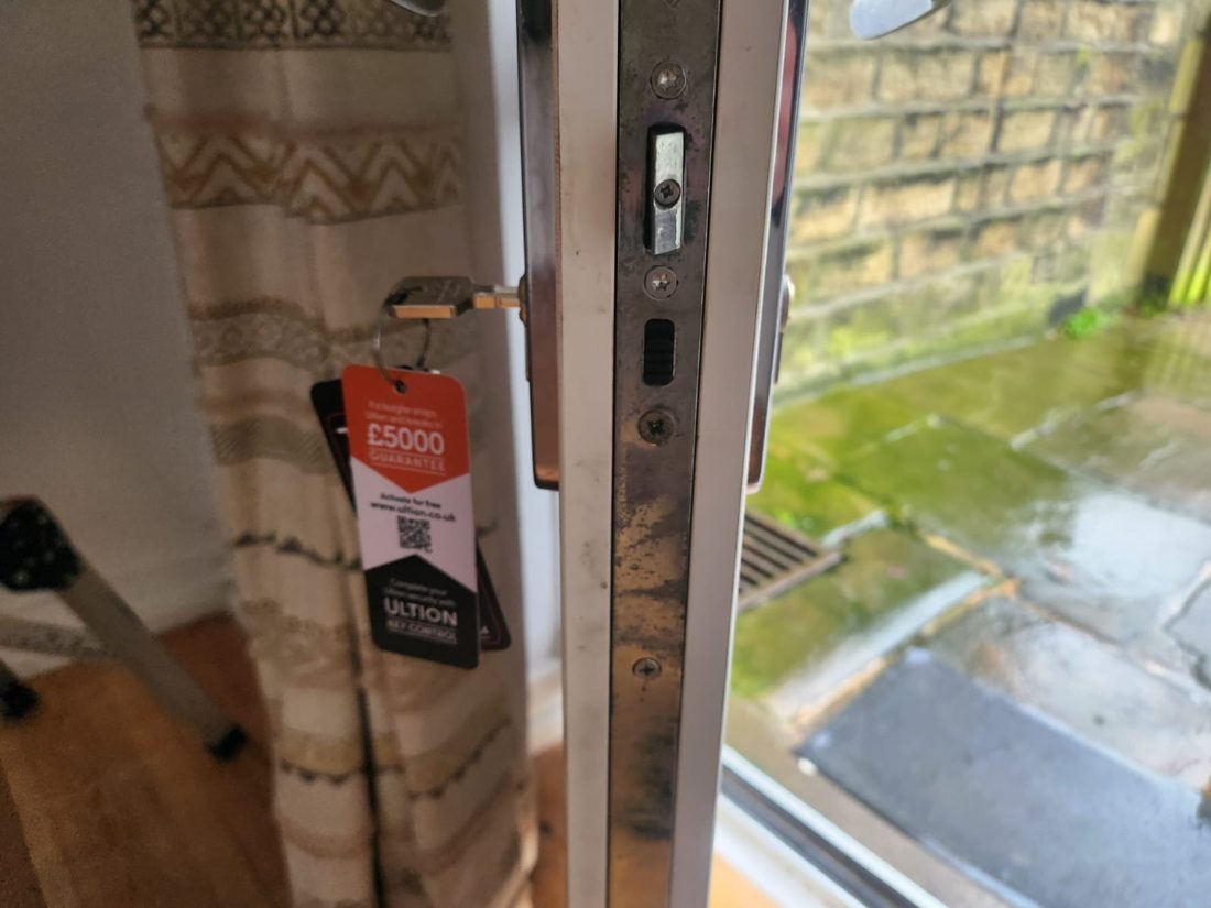 High-security euro cylinder on the front composite door — Lock Upgrade in Halifax by LocksmithLocal