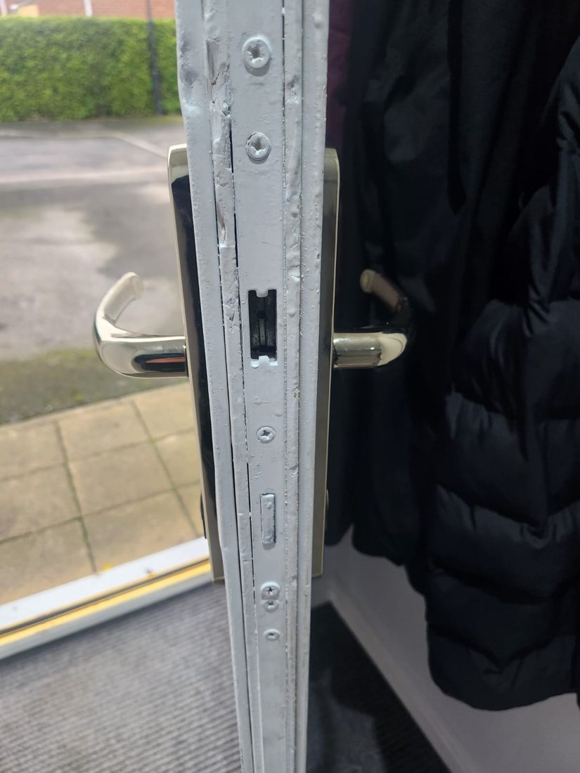 Replaced the faulty gearbox on the front wooden door — uPVC Repair in Halifax by LocksmithLocal