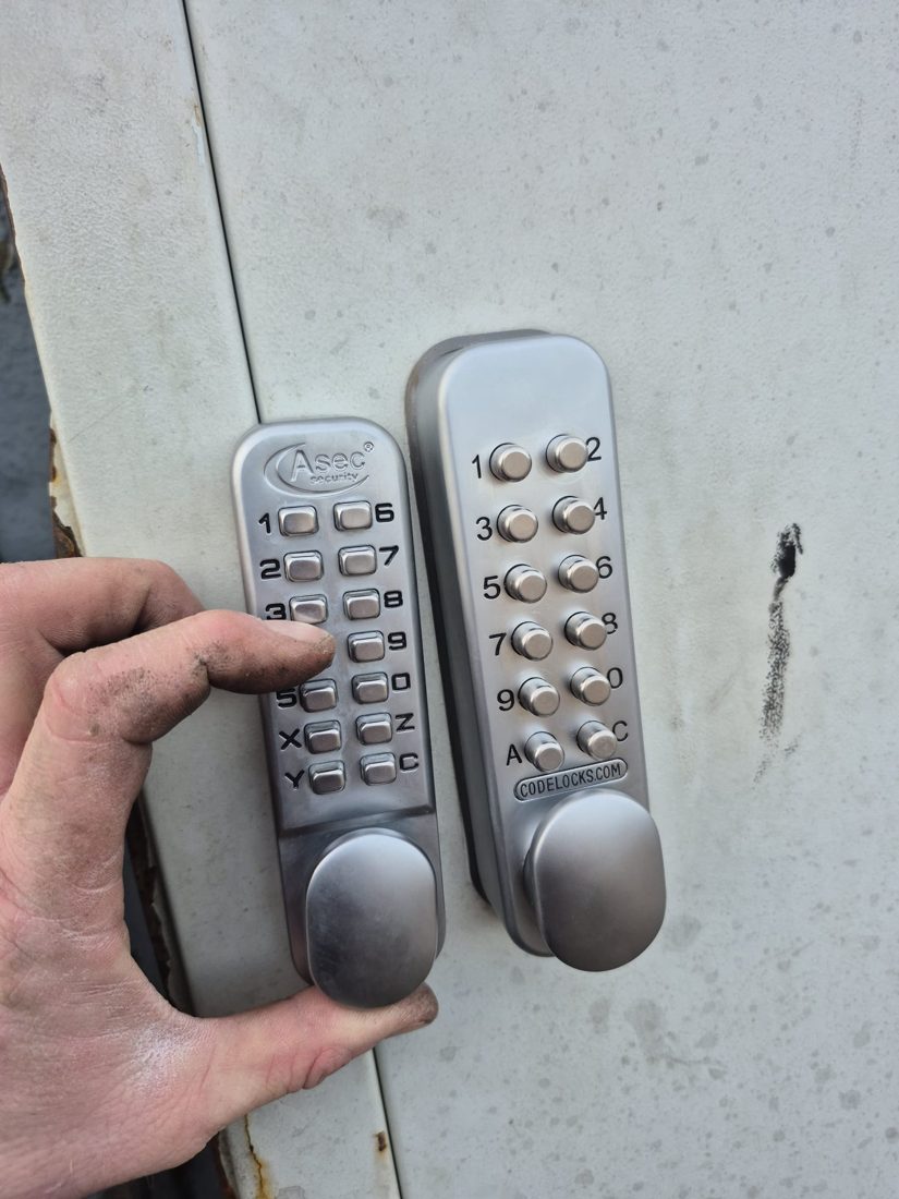 Failed digilock upgraded to codelock — Lock Upgrade in Halifax by LocksmithLocal