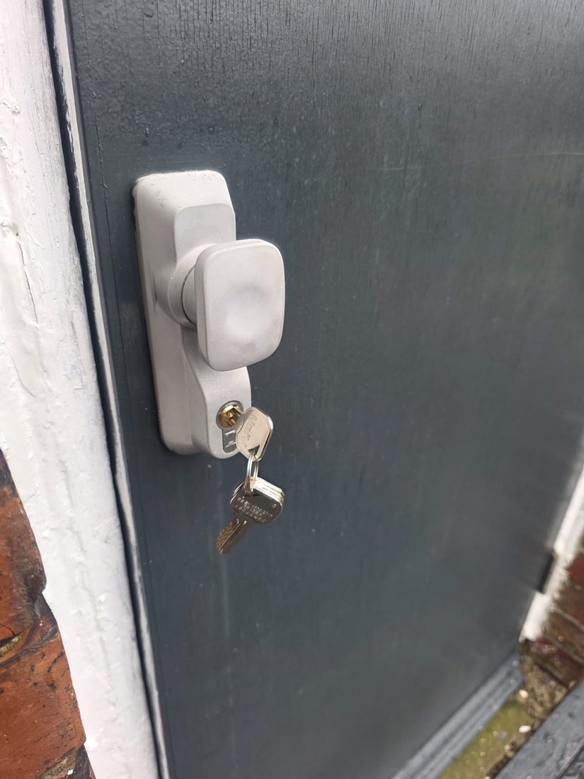 Cylinder replaced on access door — Lock Upgrade in Halifax by LocksmithLocal