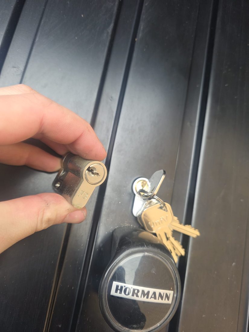 Garage door lock picked open — Lockout in Halifax by LocksmithLocal