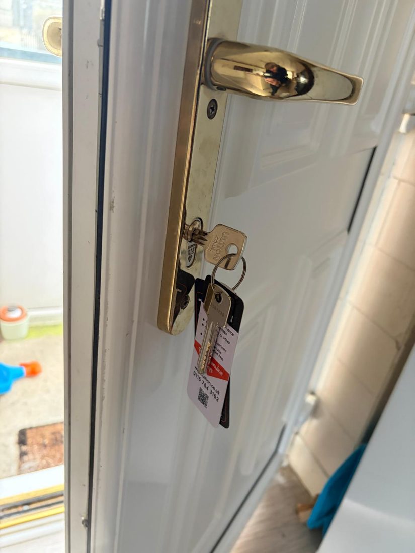 X1 euro cylinder upgraded to high-security on the front uPVC door — Lock Upgrade in Beverley by LocksmithLocal