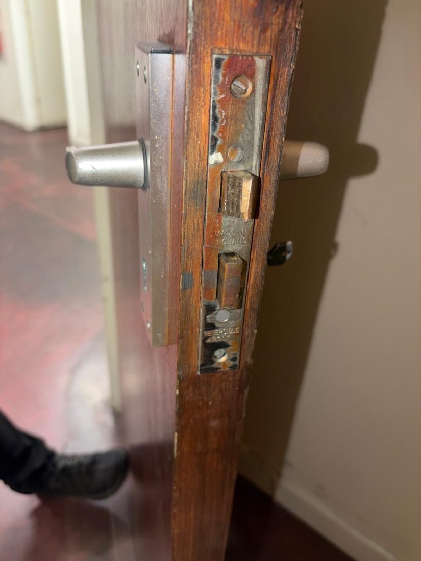 Replaced x3 3lever 2.5inch Sash mortice locks on the internal doors Also converted x3 3L mortice locks converted to euro mortice sash locks also fitted x3 Pair of new euro wooden door handles and x3 Euro Thumbturn cylinders — Lock Upgrade in Halifax by LocksmithLocal