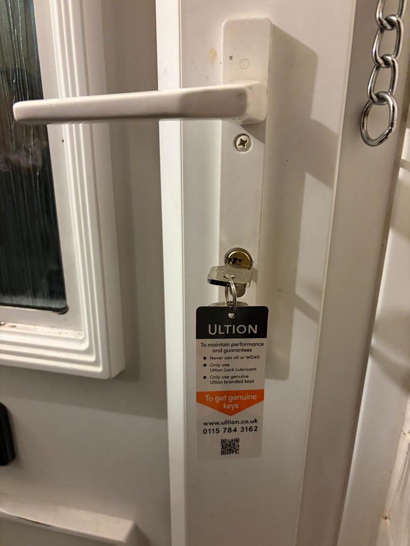 Upgraded the euro cylinder on the front uPVC door — Lock Upgrade in Halifax by LocksmithLocal