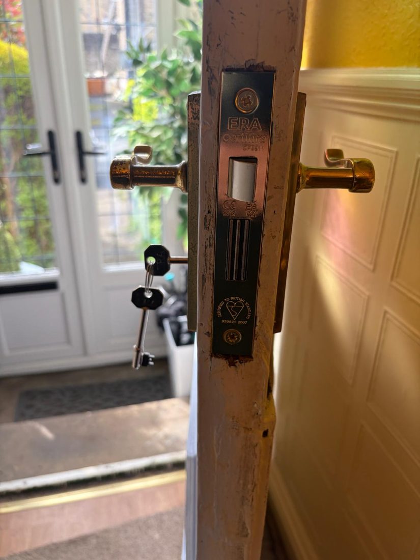 Replaced the faulty mortice lock on the inner front wooden door — Lock Change in Halifax by LocksmithLocal