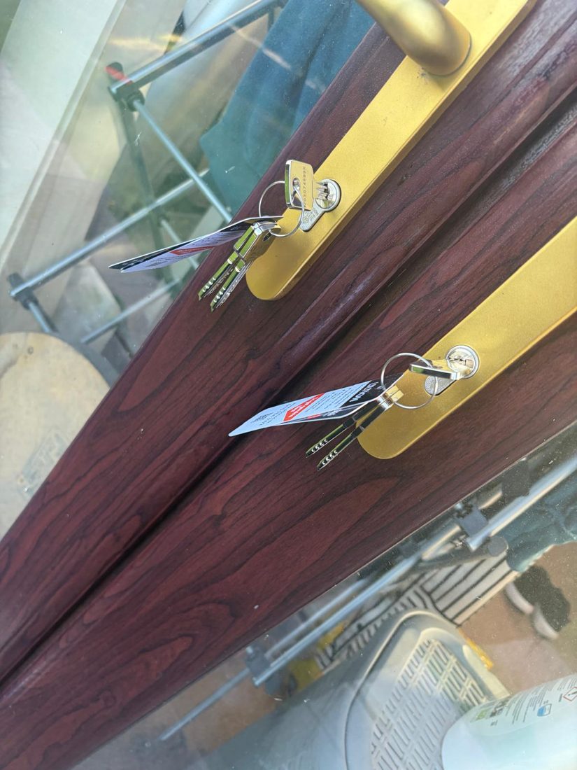 Upgraded to high-security locks on the back patio doors and the front uPVC door — Lock Upgrade by LocksmithLocal