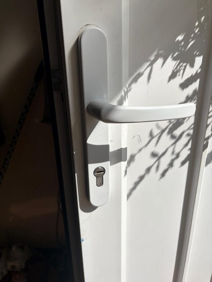 Handles and Maco gearbox replaced in the front uPVC door — uPVC Repair in Armley by LocksmithLocal