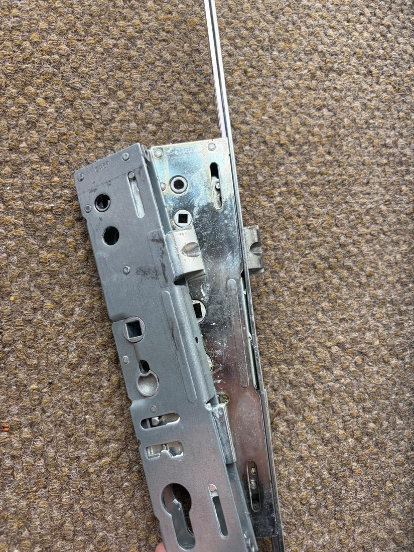 Lockmaster 35mm gearbox replaced on back uPVC door — uPVC Repair in Holmfirth by LocksmithLocal